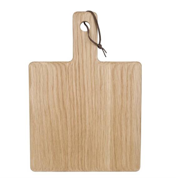 Olympia Servierbrett Eichenholz mit Griff 23 x 23cm