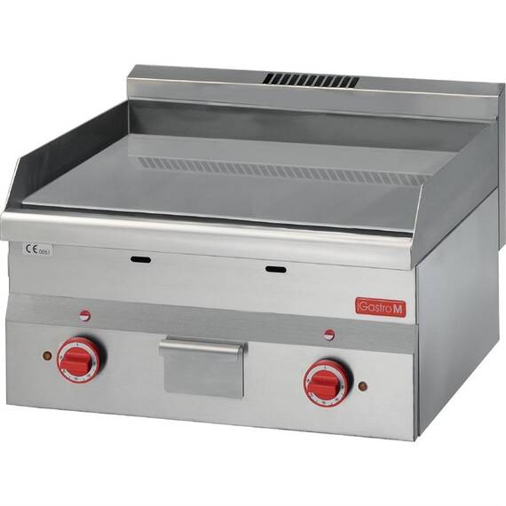 Gastro M 600 Elektrische Grillplatte 60/60FTE2-CR Glatt und Verchromt