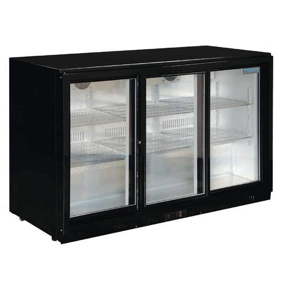 Polar Serie G Barkühlschrank mit 3 Schiebetüren 330L