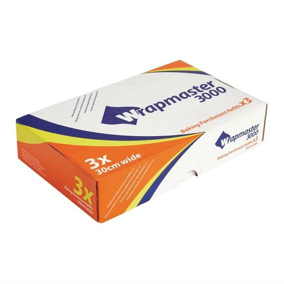Wrapmaster Backpapier Nachfüllpackung 30cm x 50m (3 Stück)