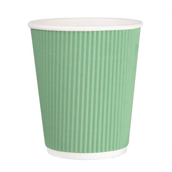 Fiesta Recyclable Heißgetränkebecher aus Wellpappe türkis 225ml