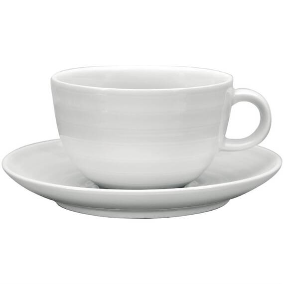 Intenzzo White Cappuccinotassen mit Untertassen 36cl