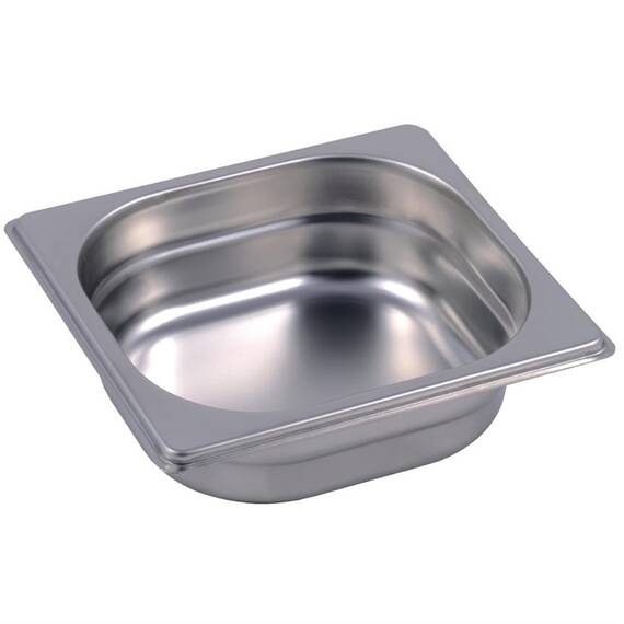 Gastro M Edelstahl GN-Behälter 6,5cm GN1/6