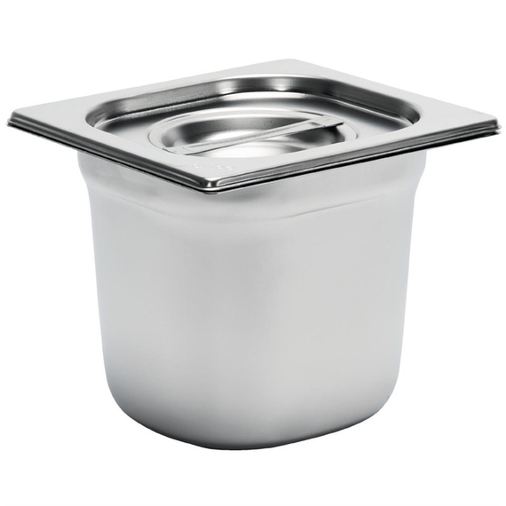 Gastro M Edelstahl GN-Behälter 15cm GN1/6