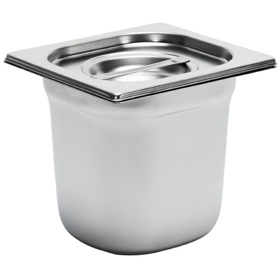 Gastro M Edelstahl GN-Behälter 20cm GN1/6