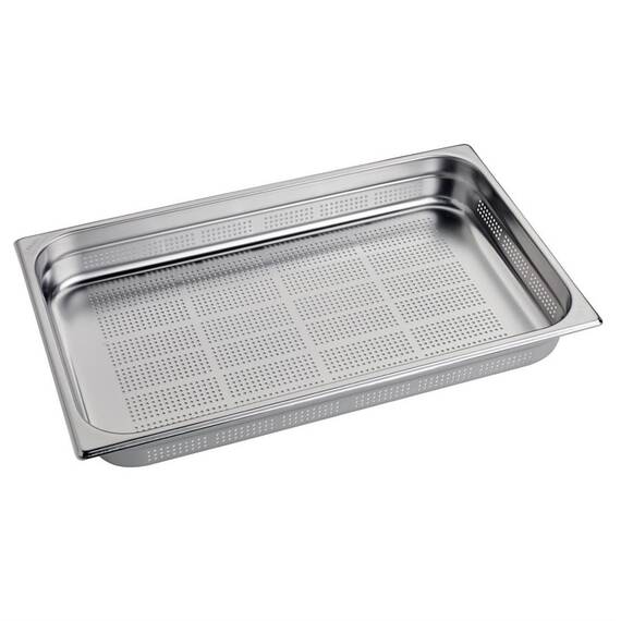 Gastro M Edelstahl GN-Behälter 65mm GN1/1 gelocht