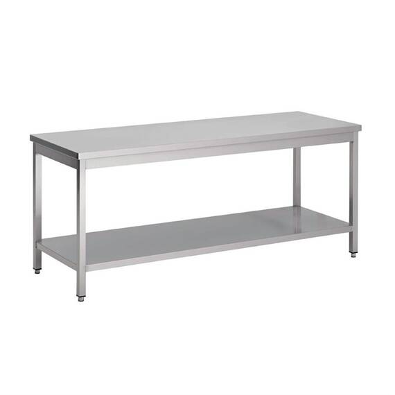 Gastro M Arbeitstisch mit Regalboden 160x60x88cm