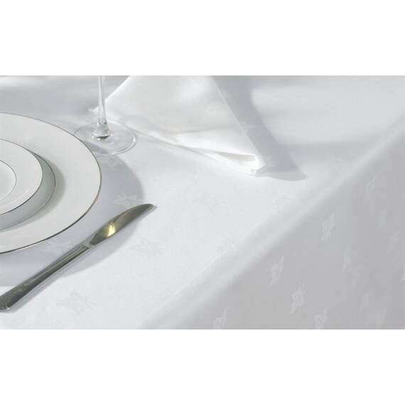 Mitre Luxury Luxor Tischdecke weiß 178 x 365cm