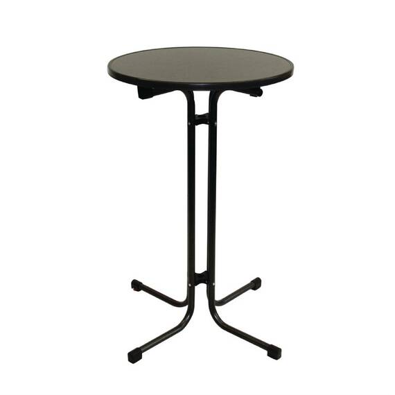 Monaco runder Stehtisch Metall grau 80cm