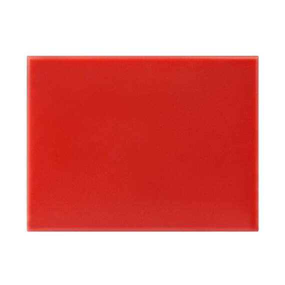 Hygiplas HDPE kleines Schneidebrett rot 300x 225x12mm