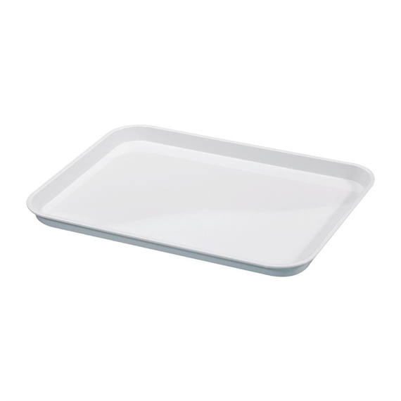 Servierschale ABS Kunststoff weiß 41 x 30 x 2,5cm