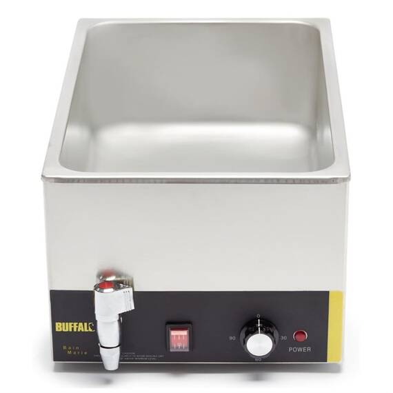 Buffalo Bain-Marie mit Ablaufhahn