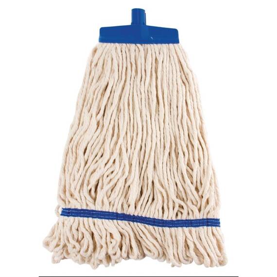 SYR flacher Kentucky Moppkopf Baumwolle blau