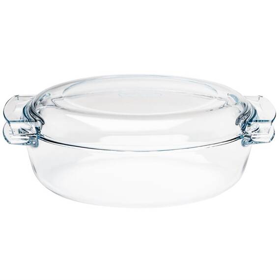 Pyrex ovaler Glas Schmortopf 4,5L