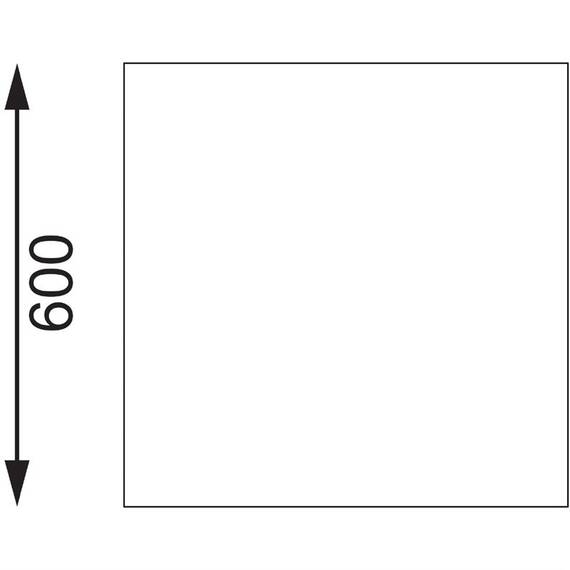 Vogue Edelstahl Arbeitstisch mit Regalboden 150 x 60cm
