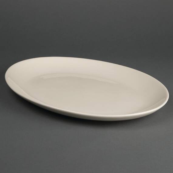 Olympia Ivory ovale Coupeteller 32,8cm