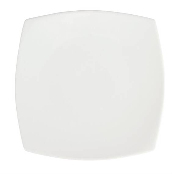 Olympia Whiteware abgerundete quadratische Teller 24cm