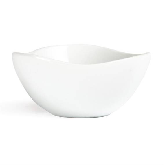 Olympia Whiteware gewellte Schalen 10,5cm