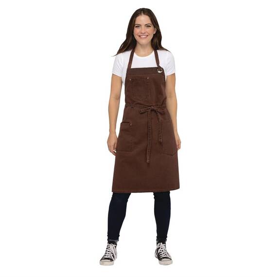 Chef Works Urban Dorset kurze Schürze rostbraun