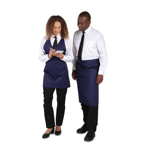 Whites Standard Bistroschürze marineblau