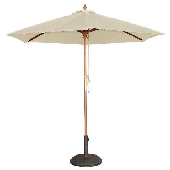 Bolero runder Sonnenschirm creme 3m