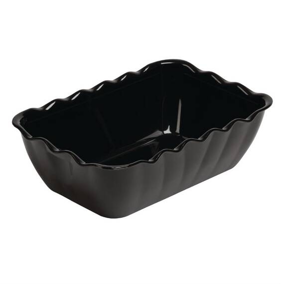 Olympia Kristallon Salatschüssel schwarz 2L
