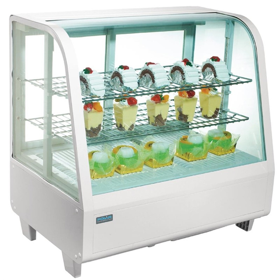 Polar Serie C Kühlvitrine weiß 100L