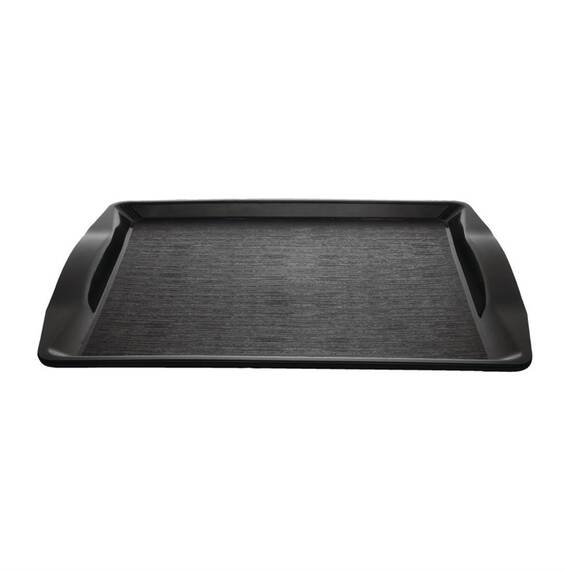 Olympia Kristallon Fast-Food-Tablett schwarz 42 x 30,5cm