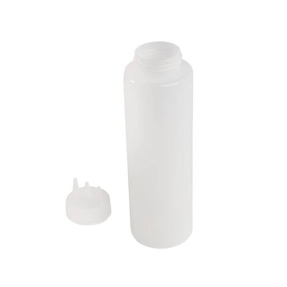 Vogue transparente Quetschflasche mit 3 Spritzdüsen 1L