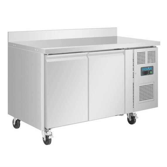 Polar Serie U Kühltisch mit Aufkantung 2-türig 282L