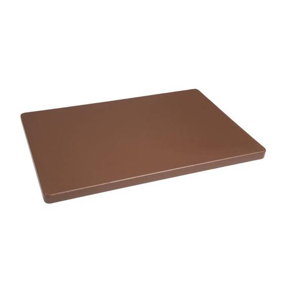 Hygiplas LDPE extra dickes Schneidebrett braun 45x30x2cm