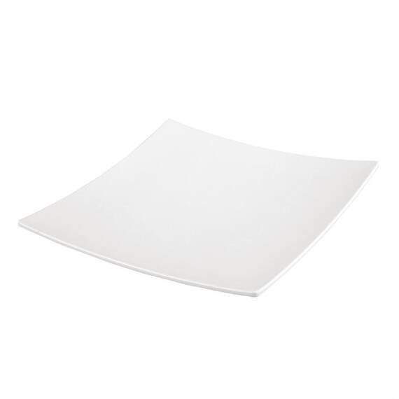 Olympia Kristallon quadratisches Tablett weiß 31cm