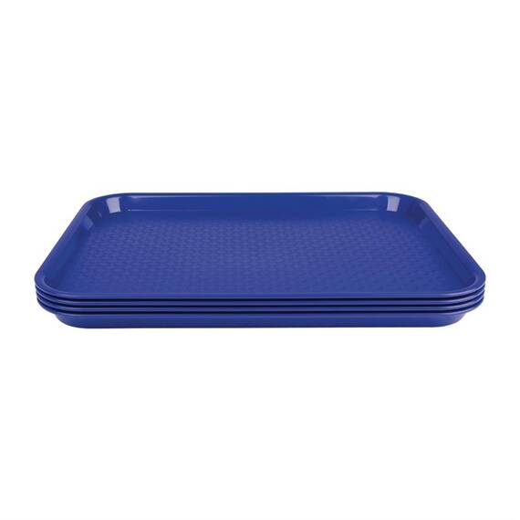 Olympia Kristallon Fast-Food-Tablett blau 34,5 x 26,5cm