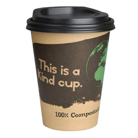Fiesta Compostable kompostierbare Heißgetränkebecher Einwand 22,5cl 1000er Pack