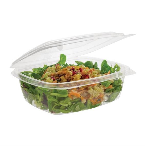 Vegware kompostierbare Deli-Klappdeckelbehälter 68cl