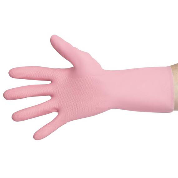 MAPA Vital 115 Flüssigkeitsfeste leichte Hausmeisterhandschuhe Pink Medium