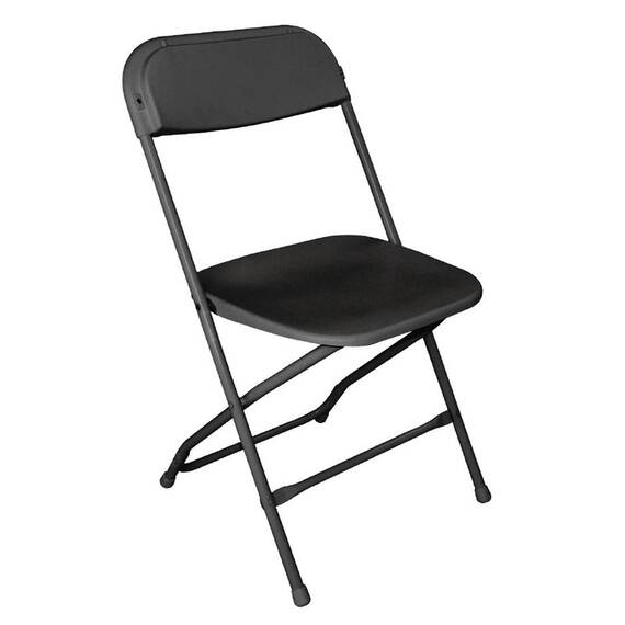 Bolero leichtgewichtige Klappstühle schwarz