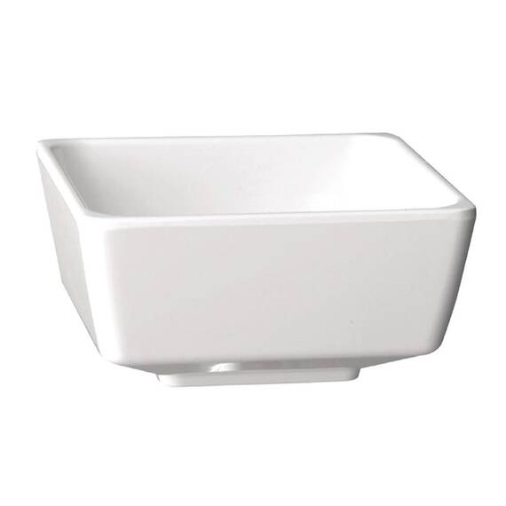 APS Float quadratische Schale weiß 19cm
