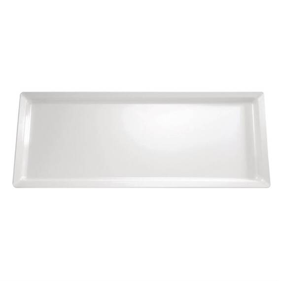 APS Pure rechteckiges Tablett weiß 65 x 26,5cm