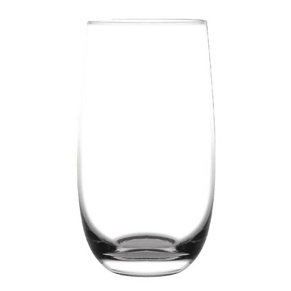 Olympia gerundete Longdrinkgläser Kristall 39cl