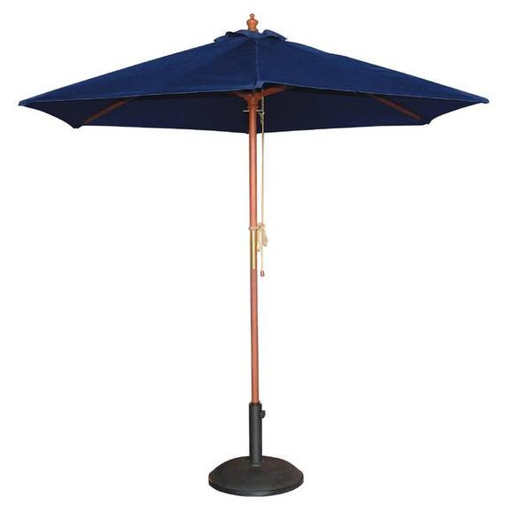 Bolero runder Sonnenschirm dunkelblau 2,5m