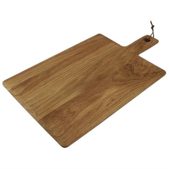 Olympia Servierbrett Eichenholz mit Griff 35 x 26cm