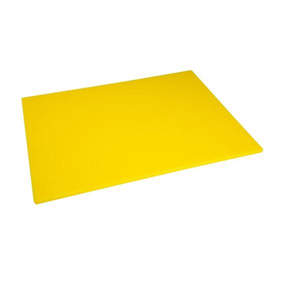 Hygiplas LDPE Schneidebrett gelb 600x450x10mm