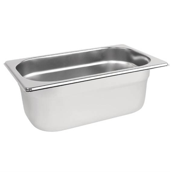 Vogue GN-Behälter Edelstahl 10cm GN1/4