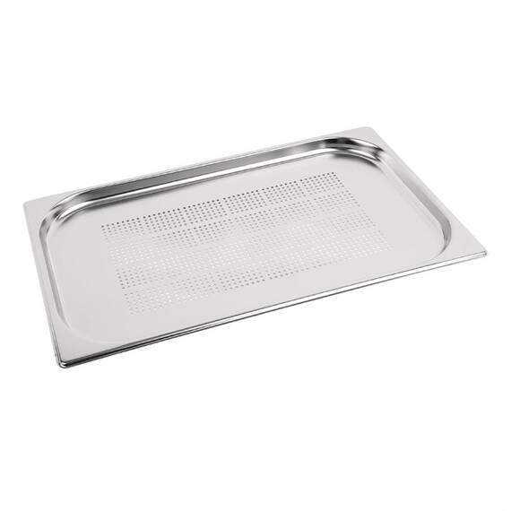 Vogue GN-Behälter Edelstahl 2cm GN1/1 gelocht