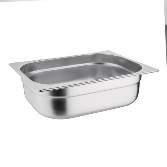 Vogue GN-Behälter Edelstahl 10cm GN1/2