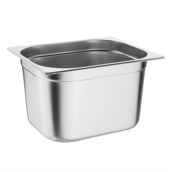 Vogue GN-Behälter Edelstahl 20cm GN1/2