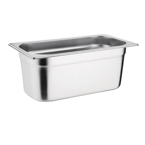 Vogue GN-Behälter Edelstahl 10cm GN1/3