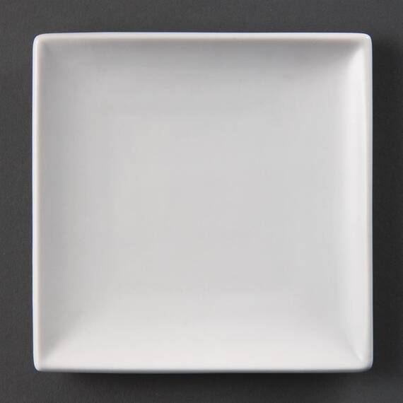 Olympia Whiteware quadratische Teller 14cm