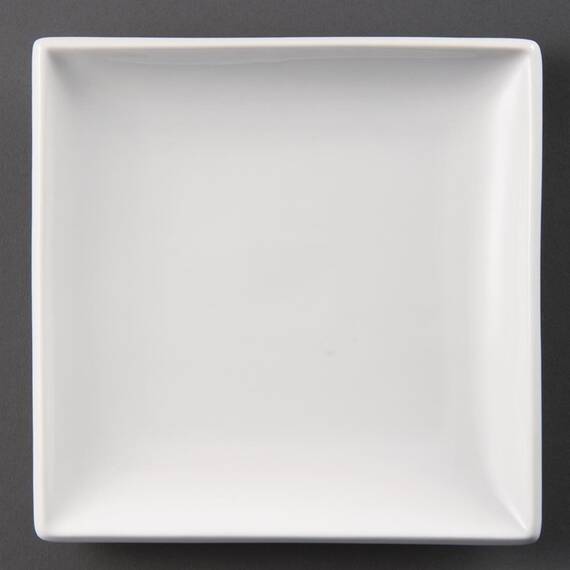 Olympia Whiteware quadratische Teller 18cm